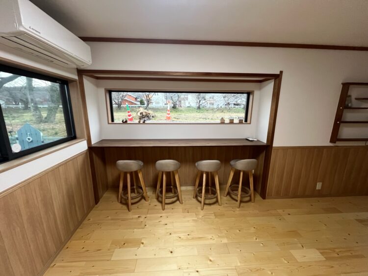 豊川市 和室リフォーム 出窓カウンター